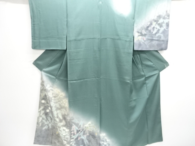 JAPANESE KIMONO / HOMONGI / FLOWER & PLANT / ONE CREST 